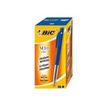 BIC M10 Clic - 50 Stylos à bille - bleu - 1 mm - rétractable