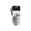3700572763804-Kiub Kook - Gourde avec paille - 350 ml - dragon-Avant-0