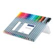 0000000044189-STAEDTLER triplus 334 - Pack de 20 feutres fins - 0.3 mm - couleurs assorties-Angle droit-1