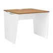 Bureau YES ! - 80 cm - Pieds panneaux fixes - Merisier