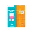 3329680637991-Clairefontaine Metric - Répertoire piqué pour déficients visuels - 17 x 22 cm - 96 pages - Grands carreaux noirs agrandis - Disponible -Avant-0