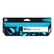 886112877309-HP 971 - cyan - originale - cartouche d'encre -Avant-0
