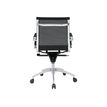 3700339883776-Fauteuil de bureau DANNY - accoudoirs fixes - dossier bas - noir-P_400000335_4-3