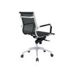 3700339883776-Fauteuil de bureau DANNY - accoudoirs fixes - dossier bas - noir-P_400000335_5-4