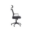 3760185020848-Fauteuil de bureau LIBERTY 02 - accoudoirs fixes - appui-tête réglable - noir-P_400000842_5-4
