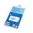 3240180014658-La Couronne - 50 Enveloppes DL 110 x 220 mm - 80 gr - blanc - fenêtre cristal 45x100 mm - bande aut-P_400002474_4-0