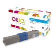 Cartouche laser compatible OKI 46490607 - cyan - Owa K18496OW