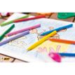 3270220000358-BIC Kids Plastidecor - 18 Craies de coloriage à la cire - couleurs vives-P_400003854_3-2