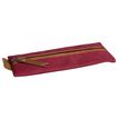 Trousse plate School 1 compartiment - bordeaux - PET recyclé - ouverture centrée - Carpentras