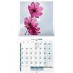 3592930027068-Calendrier illustré BOUCHUT 30 x 30 cm FLEURS Pefc 70 %--1