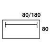 3253310175075-Bureau droit DUAL - L160 - Pieds blanc - plateau imitation Hêtre-P_400009010_6-4