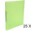 Exacompta Chromaline - 25 Classeurs 2 anneaux - Dos 20 mm - A4 - vert