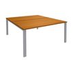0404000121992-Bureau Bench IRIS - L180 cm - Plan de départ - Pieds aluminium - plateau imitation Merisi-P_400012199_1-0