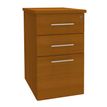 Caisson bout de bureau EXPRIM/LOFTER - L47 x P60 cm - imitation Merisier
