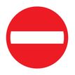 40380674-Pickup signe - accès interdit - 300 mm (diamètre) - polystyrène-P_4038067_1-0