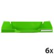 Exacompta COMBO Glossy - 6 Corbeilles à courrier vert pomme