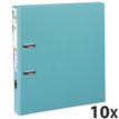 Exacompta Prem'Touch - 10 Classeurs à levier - Dos 50 mm - A4 Maxi - pour 400 feuilles - vert clair
