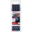 4004764937400-Edding 8407 cable - 4 Marqueurs pour câbles - pointe fine - coloris assortis--0
