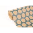 Clairefontaine - Papier cadeau kraft - 70 cm x 50 m - 70 g/m² - motif pois fond bleu