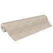Clairefontaine - Papier cadeau kraft - 70 cm x 50 m - 70 g/m² - motif rayures blanches