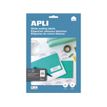 Apli Agipa - 330 Étiquettes adhésives blanches multi-usages - 70 x 25,4 mm - coins droits - réf 12924
