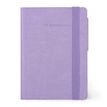 Legami My Notebook - Carnet de notes à élastique - 17 x 24 cm - ligné - lavande