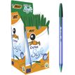 BIC Cristal SOFT - 50 Stylos à bille - vert - 1.2 mm