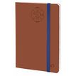 Agenda à élastique Everest Président 16 mois - 1 semaine sur 2 pages - 21 x 27 cm - brique - Quo Vadis