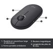 5099206086463-Logitech MK470 - Ensemble clavier et souris sans fil - ultra fin - Azerty - graphite--9