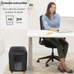 043859764808-Fellowes Powershred LX85 - destructeur de documents coupe croisée - 12 feuilles - Corbeille 19 litres - séc--6