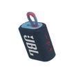JBL Go 3 - Mini enceinte sans fil - bluetooth - bleu rose