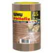 4026700360554-UHU - Pack de 3 rubans adhésifs d'emballage - 50 mm x 66 m - brun--0