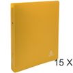 3130632546960-Exacompta Opak - 15 Classeurs 2 anneaux - Dos 40 mm - A4 Maxi - jaune--0