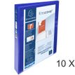 3130637518269-Exacompta Kreacover - 10 Classeurs 2 anneaux personnalisable - Dos 47 mm - A4 Maxi - bleu - 3 poches ex--0