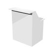 7331910021803-Banque d'accueil module haut MUSA - L80 cm - Blanc--0
