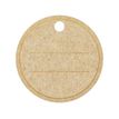 3329686170768-Clairefontaine - 12 Étiquettes cadeau kraft - rond - 8 x 16 cm--2