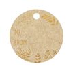 3329686170768-Clairefontaine - 12 Étiquettes cadeau kraft - rond - 8 x 16 cm--5