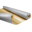 Créastyl Duo Métal - Papier cadeau kraft - 69 cm x 50 m - 60 g/m² - or/argent