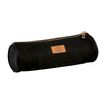 Trousse Velvet ronde velours - 1 compartiment - noir - Carpentras