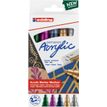 4057305030962-Edding 5100 - Pack de 5 marqueurs acryliques - argent, rouge, vert mousse, or, bleu nuit--0