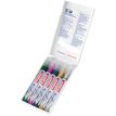 4057305030962-Edding 5100 - Pack de 5 marqueurs acryliques - argent, rouge, vert mousse, or, bleu nuit--6