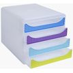 9002493424982-Exacompta Chromaline BigBox - Module de classement 4 tiroirs - arlequin--3