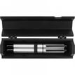 3664447136141-Oberthur Belgrade - Parure de stylo plume et roller - argent--0