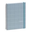 3660942081320-Agenda Casual - 1 semaine sur 2 pages - 16 mois - 15 x 21 cm - bleu clair - Exacompta--0