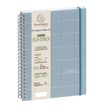 3660942081320-Agenda Casual - 1 semaine sur 2 pages - 16 mois - 15 x 21 cm - bleu clair - Exacompta--1