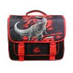 3666311013770-Cartable Jurassic World 38 cm - 2 compartiments - rouge - Bagtrotter--0