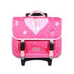 Cartable à roulettes Phileas Danseuses 38 cm - 2 compartiments - rose - Bagtrotter
