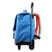 3666311009858-Cartable à roulettes Phileas Skate 38 cm - 2 compartiments - bleu - Bagtrotter--1