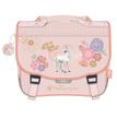 3661507523422-Cartable Bella Sara Romantic 38 cm - 2 compartiments - rose poudré - Kid'Abord--0