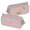 3661507327594-Trousse rectangulaire Camps Lovely - 2 compartiments - rose - Kid'Abord--0